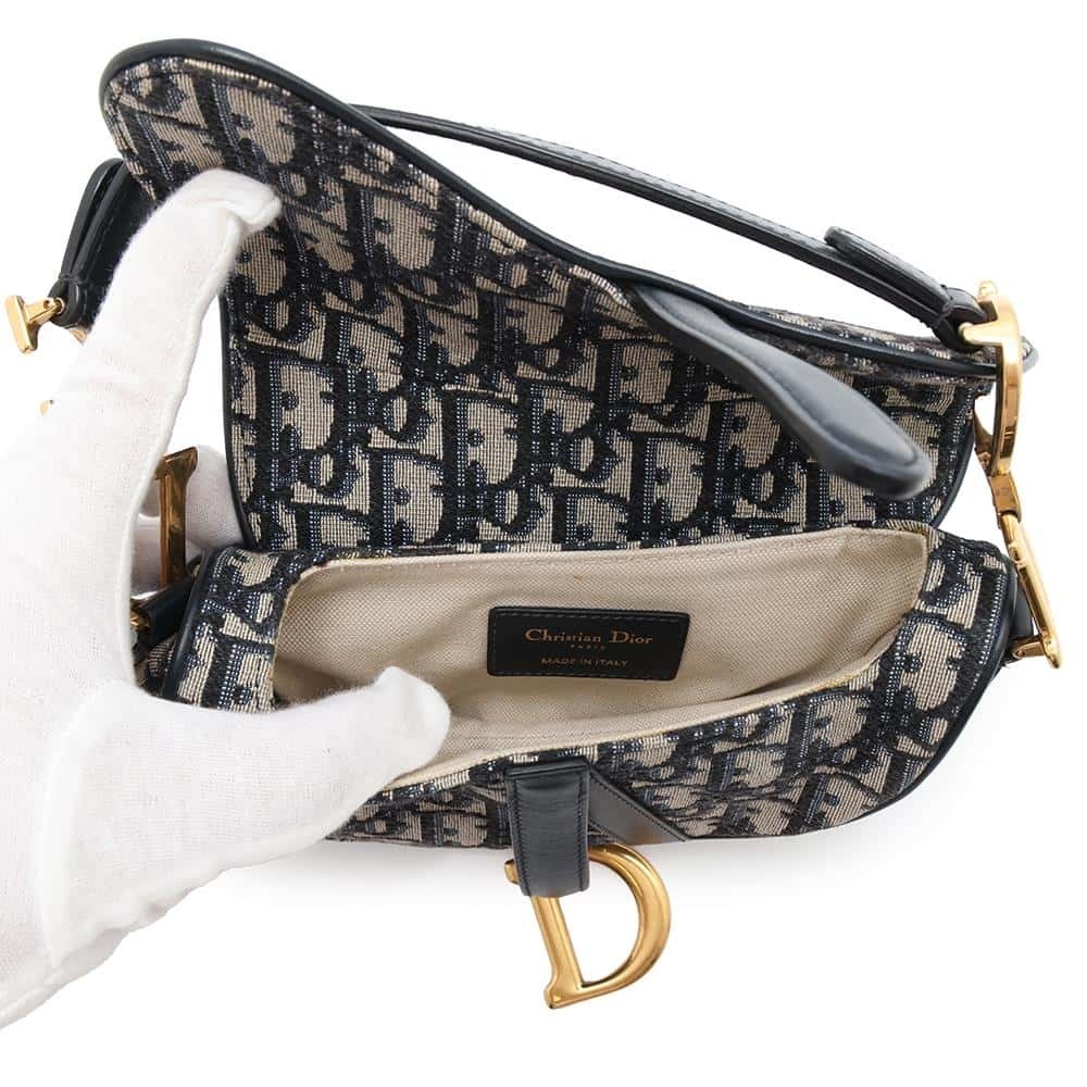 Christian Dior Oblique Saddle Handbag - Picture 5 of 12